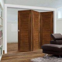 thrufold pamplona walnut 30 folding door prefinished