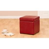 Thorndon Footstool Red