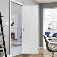 Thrufold Eclipse White 2+0 Folding Door