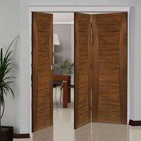 thrufold pamplona walnut 21 folding door prefinished