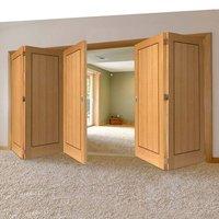 thrufold clementine oak 32 folding door prefinished