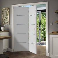 Thrufold Eco Blanco Satin White 2+0 Folding Door - Prefinished