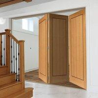 Thrufold Clementine Oak 3+0 Folding Door - Prefinished