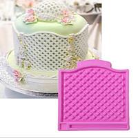 The New Package Decoration Ling Lattice Pattern Printing Liquid Silicone Double Sugar Cake Baking
