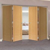 thrufold chartwell oak 22 folding door prefinished