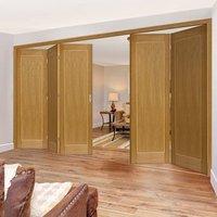 Thrufold Diana Oak 3+2 Folding Door - Prefinished