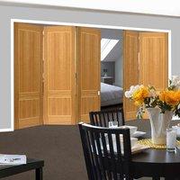 thrufold lucina oak 32 folding door prefinished