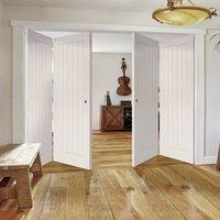 Thrufold Ely 2+2 Folding Door - White Primed