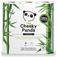 the cheeky panda fsc certified bamboo toilet tissue 9 rolls