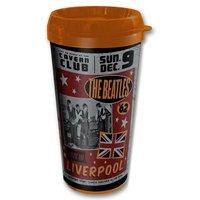 The Beatles Live In Liverpool Retro Thermal Travel Coffee Mug Vacuum Official
