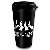 The Beatles Abbey Road Crossing Plastic Travel Mug