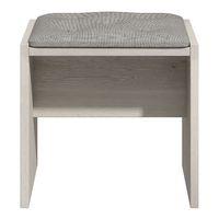 Thea Dressing Table Stool Elm and White