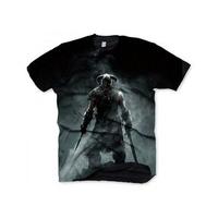 THE ELDER SCROLLS Skyrim Dragonborn Small T-Shirt, Black (GE1217S)