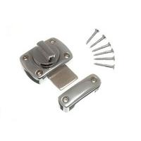 Thumb Turn Latch Door Catch Chrome Plated with Screws ( pack of 24 )
