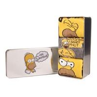 the simpsons 3 pack mens socks in a tin