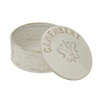 The DRH Collection Porcelain Camembert Cheese Baker Fleur De Ly - 495226+081