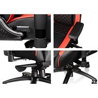 Thermaltake Tt E-Sports GTC 500 Black & Red Comfort Series Gaming Chair, Faux Leather, Black/Red