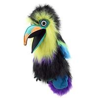 the puppet company large birds green billed toucan hand puppet