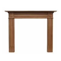 the derry solid oak mantel from carron fireplaces