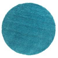 Thick Teal Blue Shaggy Rug - 4cm Shaggy133x133