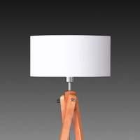 Three-legged wood floor lamp Gin