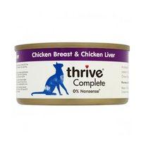 Thrive Cat Tin Chicken & Liver 75g