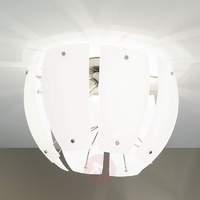 Thea  effective ceiling light with glass elements