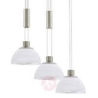 three bulb montefio led pendant light