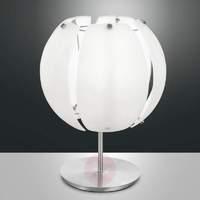 thea table lamp with four part glass lampshade