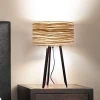 Three-legged table lamp Silence, black, gold
