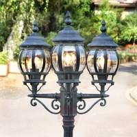 Theodore post light with antique charm