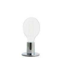 Thomas Light Bulb Chrome Effect & Frosted Acrylic Table Lamp