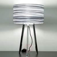 Three-legged table lamp Silence chrome, silver