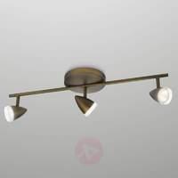 Three-bulb Maple LED ceiling light