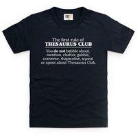 Thesaurus Club Kid\'s T Shirt