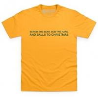 the bear and the hare dont swear t shirt