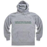 the bear and the hare dont swear hoodie