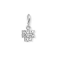 thomas sabo silver happy birthday charm