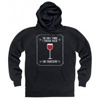 throwback thursday wine hoodie