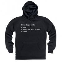 the three stages of life hoodie