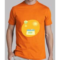 the end of summer man t shirt