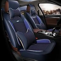 the 5 seat car seat leather seat cover silk cushion surrounded by four ...