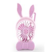 The New Charge Mini Hand-Held Fan Portable USB Fan Little Rabbit Students Small Fan Air-Conditioning Fans 5 v