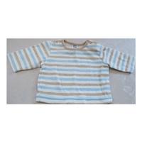 Three items of blue baby`s clothing 0-18 months