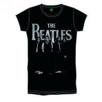 The Beatles Iconic & Logo Boys Black T-Shirt X Large
