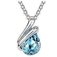 Thousands of colors Women\'s Alloy Necklace Daily Crystal-1-532