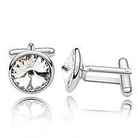 Thousands of colors Cufflinks 1 pairSolid Silver Fashionable Cufflink Men\'s Jewelry