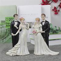 The Bride And Groom Cake Topper(Medium Size)
