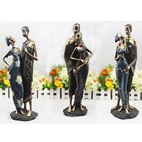 The Africa Black Skin Couple Cake Topper