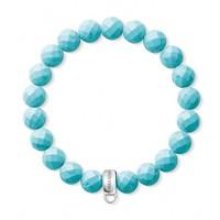 thomas sabo turquoise charm carrier bracelet medium